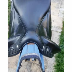 Selle de dressage noire makila lab E de 2022, avec une bande Swarovski*Devoucoux Clearance