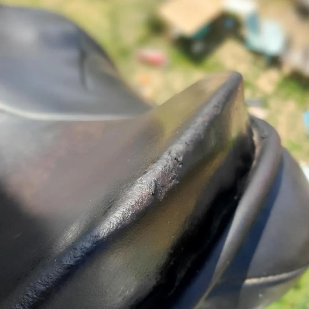- Marque inconnue - Selles De Dressage>Selle de dressage et bride en cuir noir