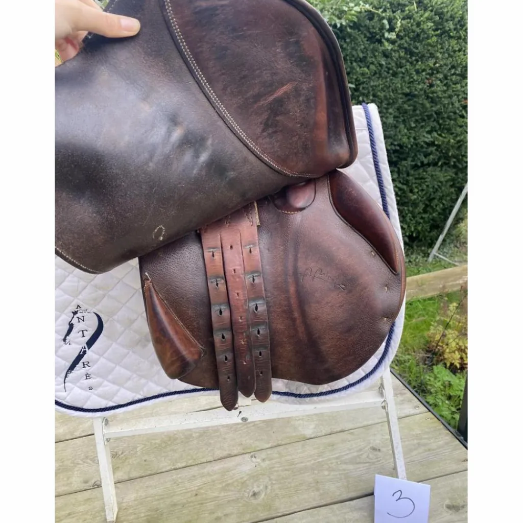Delgrange Selles D'Obstacle>Selle CSO/mixte, 17.5