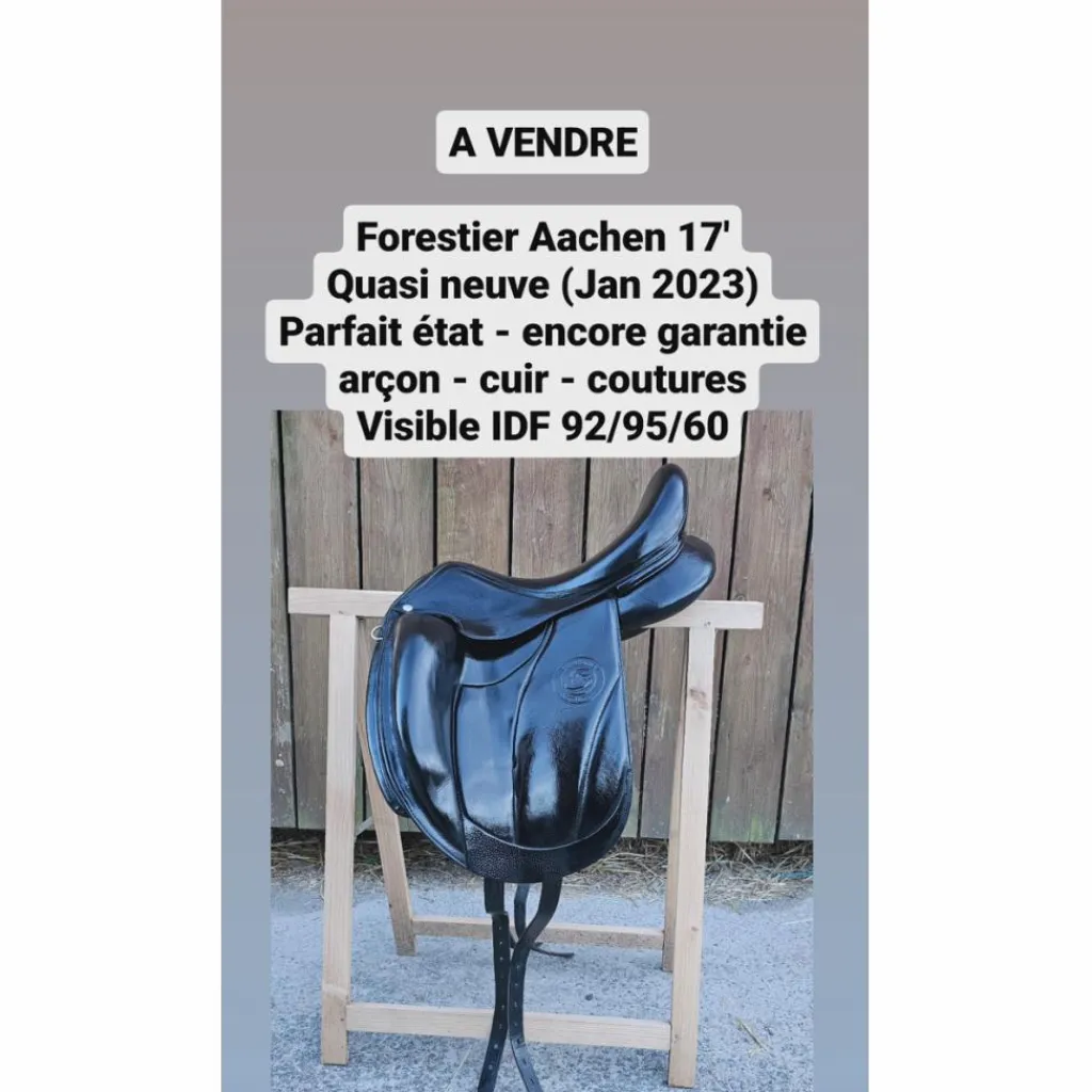 Selle dressage Aachen 17'*Forestier Hot
