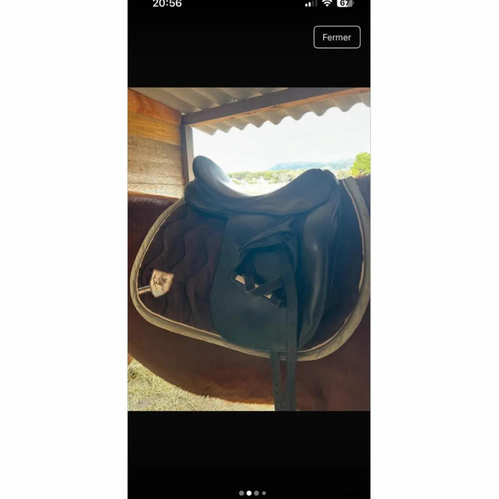 Selle dressage maestoso de luxe*Stubben New