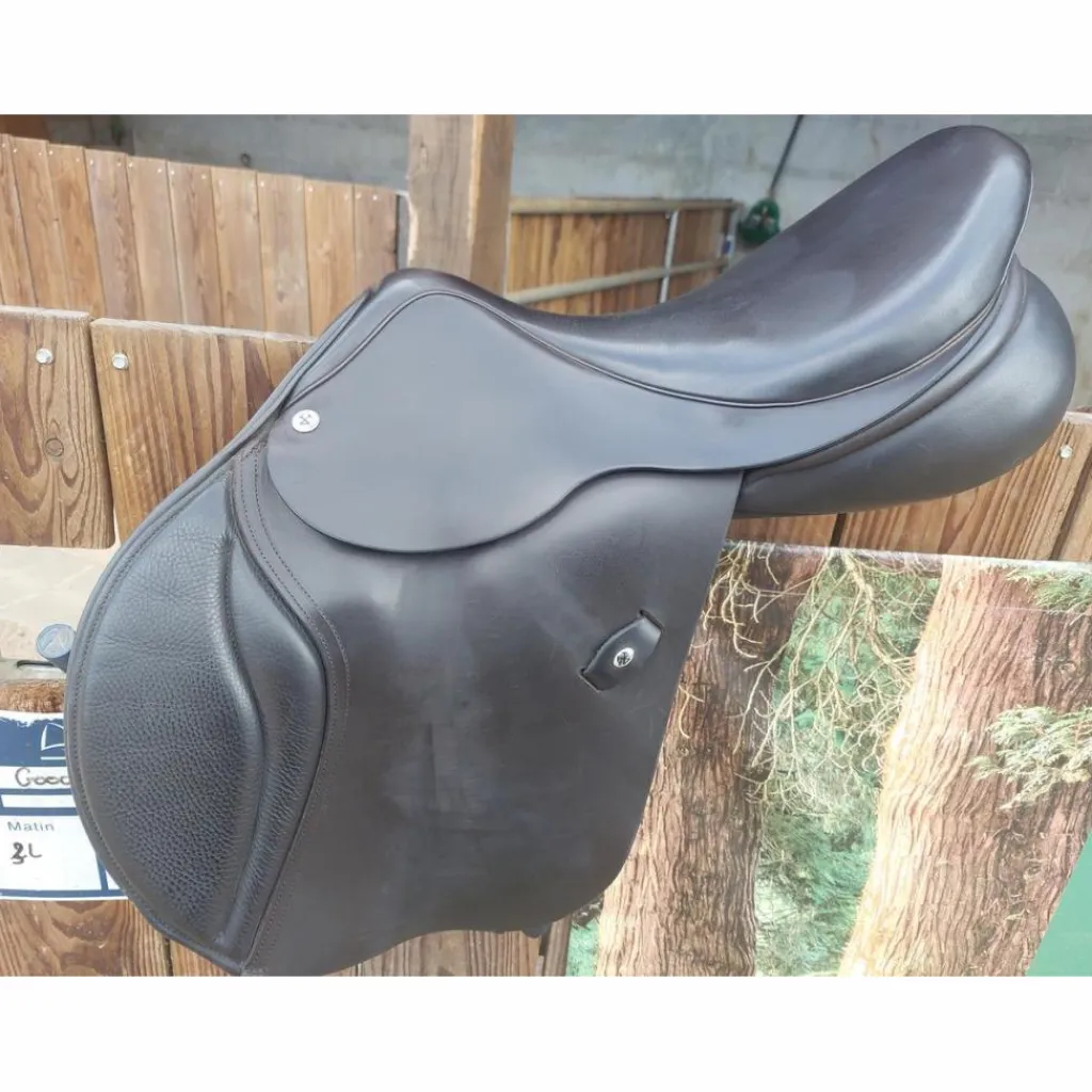 Selles Mixtes>Selle en cuir Ideal Mixte 17,5