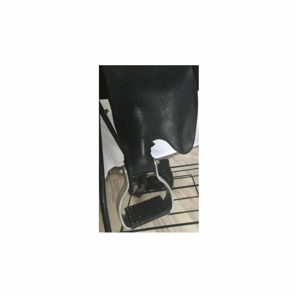 - Marque inconnue - Autres Selles (Amazone, Barefoot, Australienne...)>Selle EZ fit en cuir sans arcon + accessoires