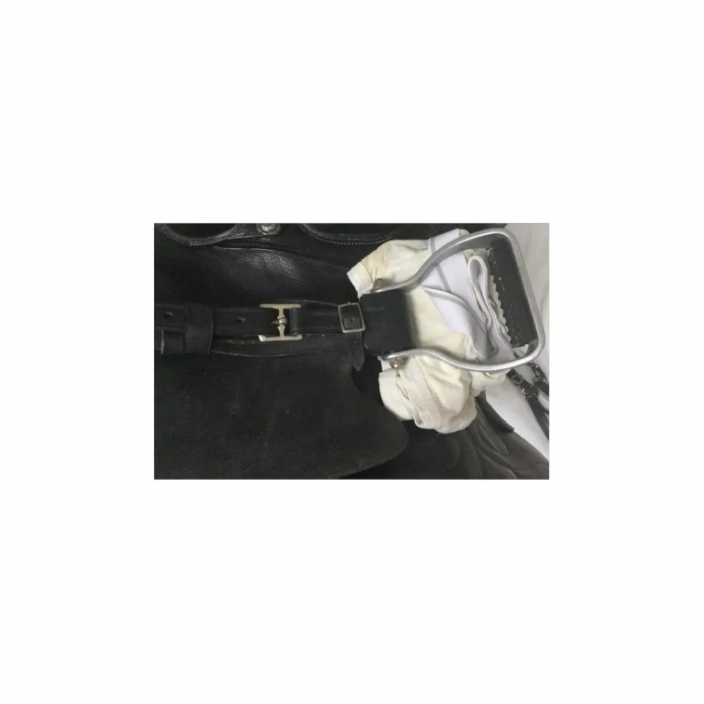 - Marque inconnue - Autres Selles (Amazone, Barefoot, Australienne...)>Selle EZ fit en cuir sans arcon + accessoires