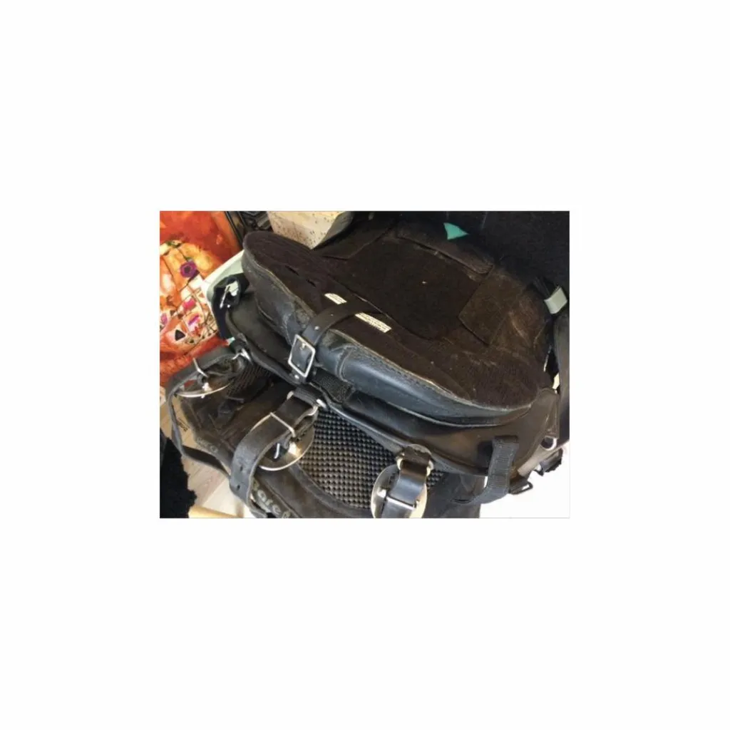 - Marque inconnue - Autres Selles (Amazone, Barefoot, Australienne...)>Selle EZ fit en cuir sans arcon + accessoires