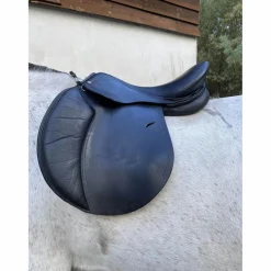 Fouganza Selles Mixtes>selle 17,5 cuir noir