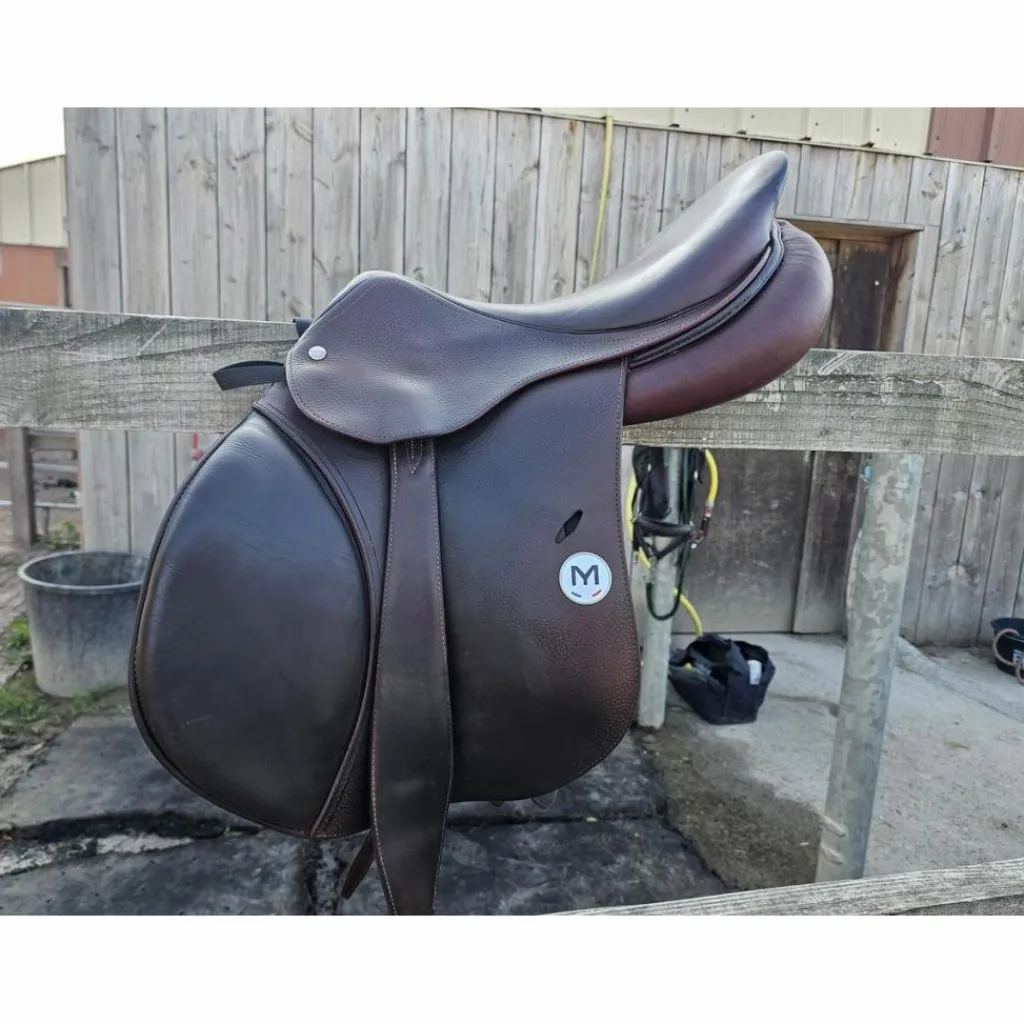 Meyer Selles Mixtes>Selle Marianne 17.5" havane