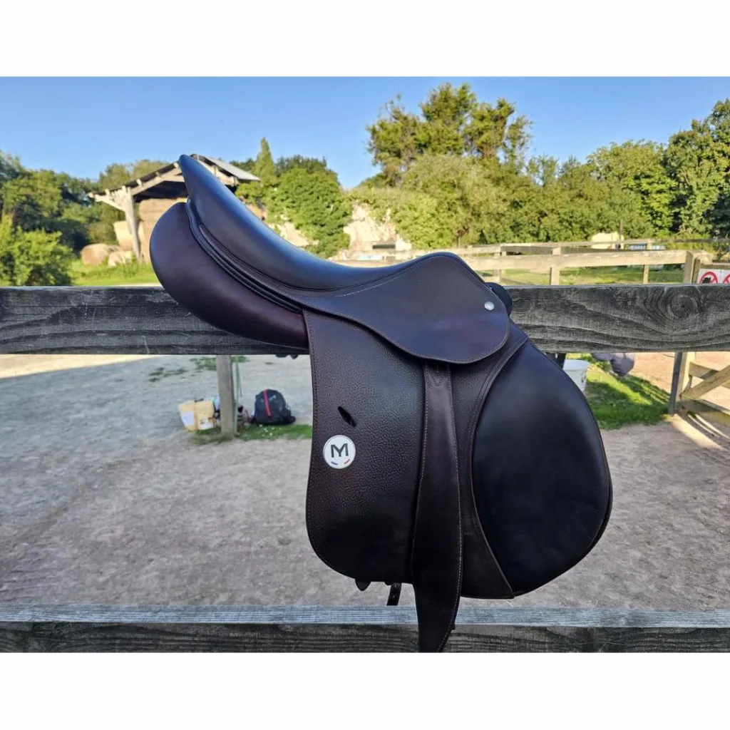 Meyer Selles Mixtes>Selle Marianne 17.5" havane