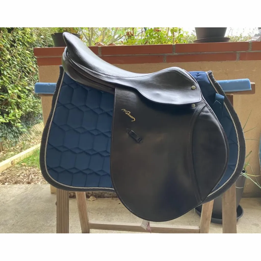 Pessoa Selles Mixtes>Selle mixte taille 17,5, noire