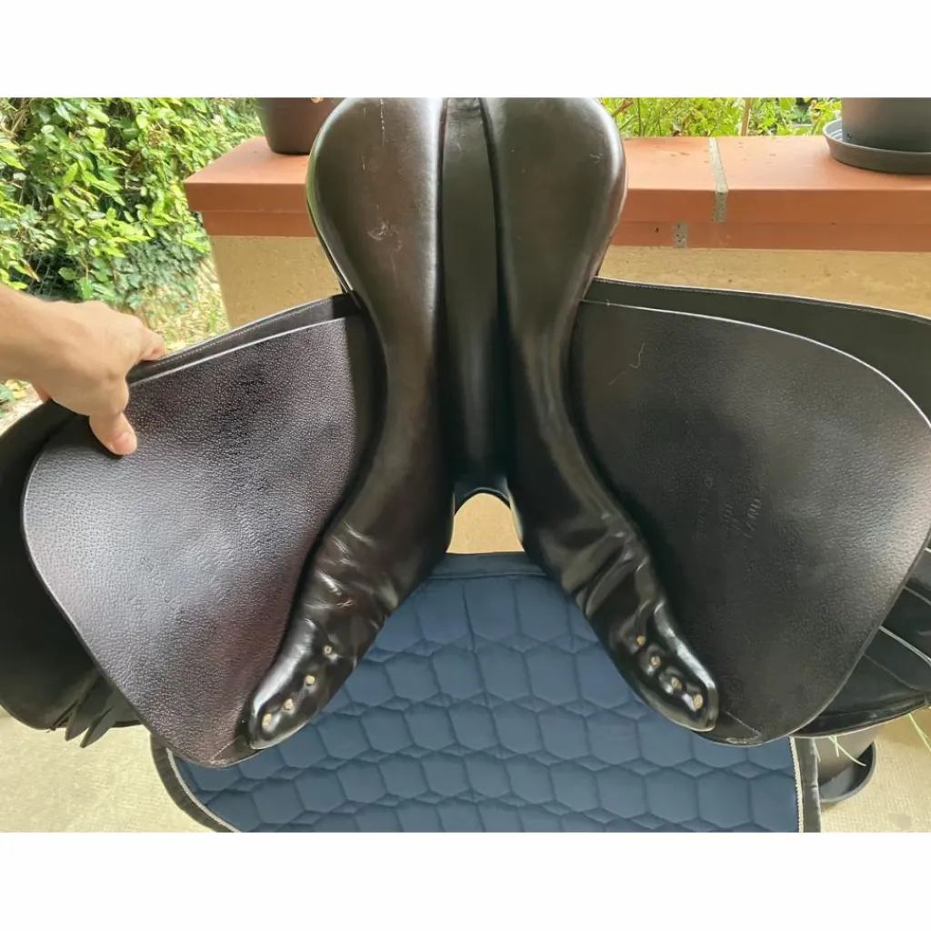 Pessoa Selles Mixtes>Selle mixte taille 17,5, noire