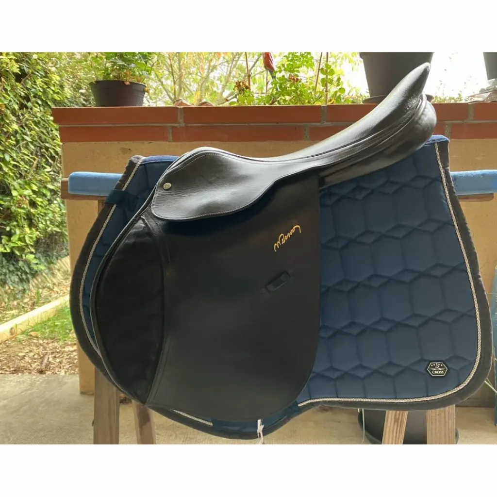 Pessoa Selles Mixtes>Selle mixte taille 17,5, noire