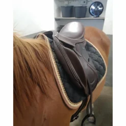 Eric Mondange Selles De Dressage>Selle monoquartier dressage Havane 17,5 pouces