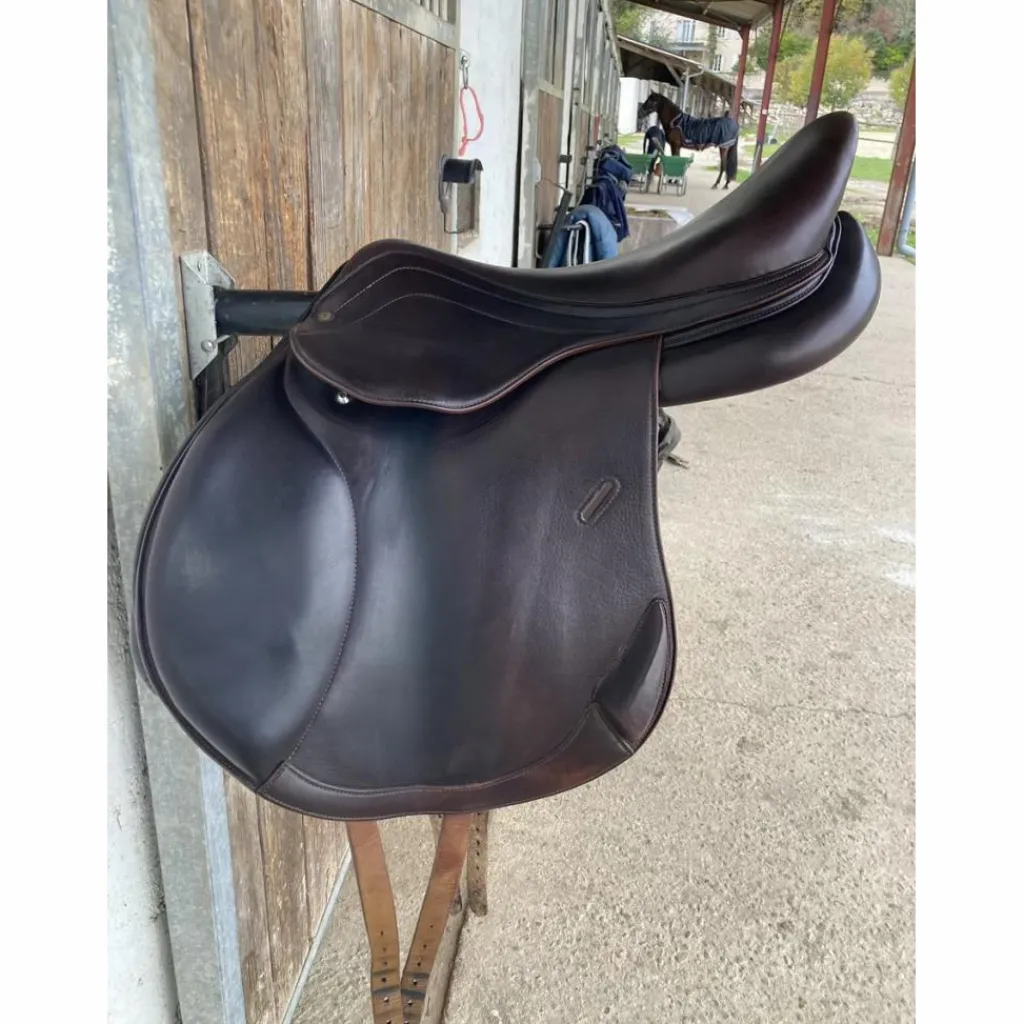 - Marque inconnue - Selles D'Obstacle>Selle Pitch Prod monoquartier 17 pouces