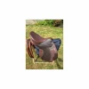 Selle équitation cuir 17,5" - 500 marron*Fouganza Best