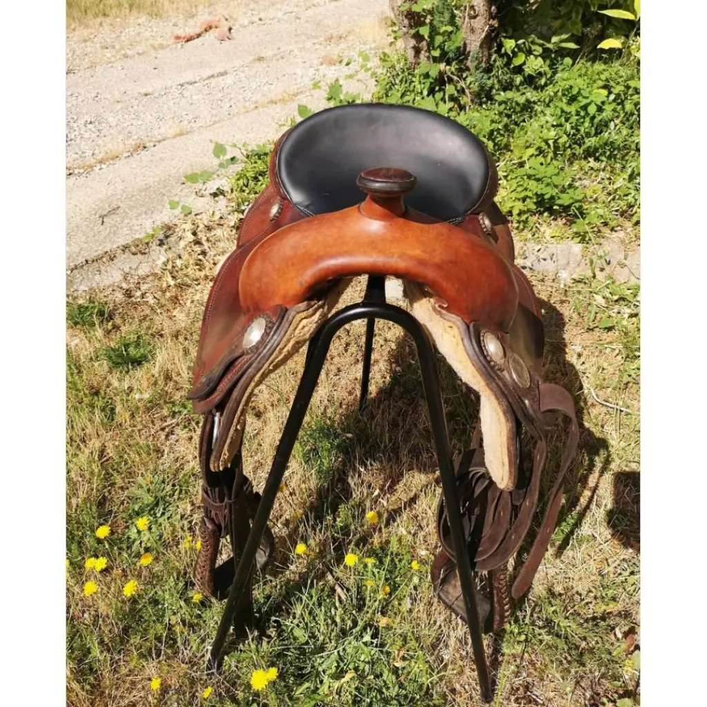 - Marque inconnue - Selles De Western>selle western continental round skier