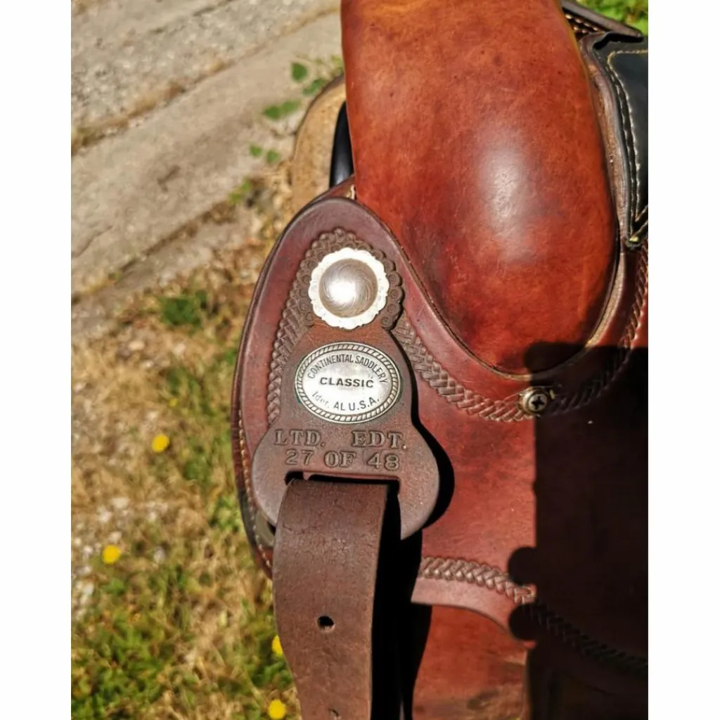 - Marque inconnue - Selles De Western>selle western continental round skier
