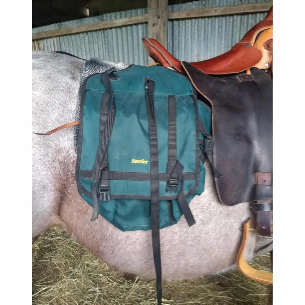 Selle western de randonnée et sacoches*- Marque inconnue - Sale
