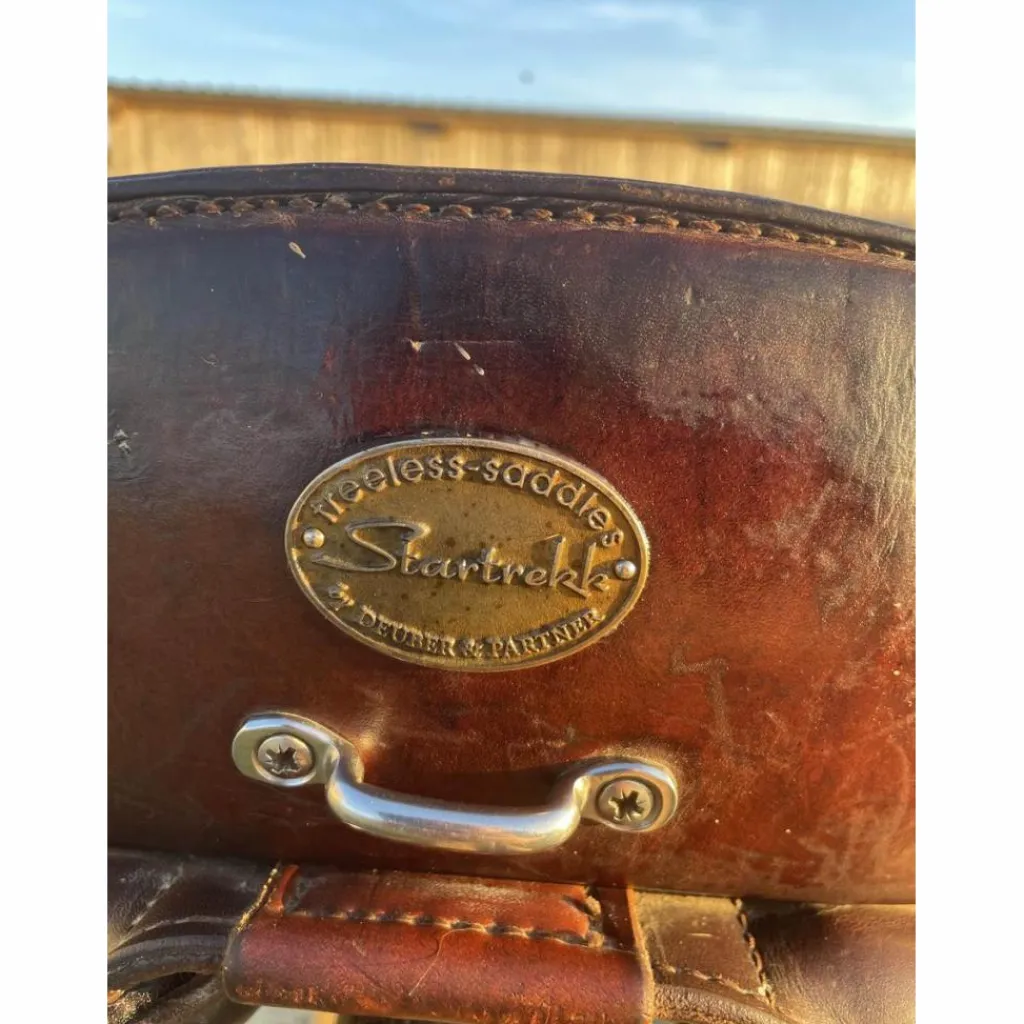 - Marque inconnue - Selles De Western>Selle Western Startrekk Deuber Shorty Taille 3 – rare, dos court, treeless