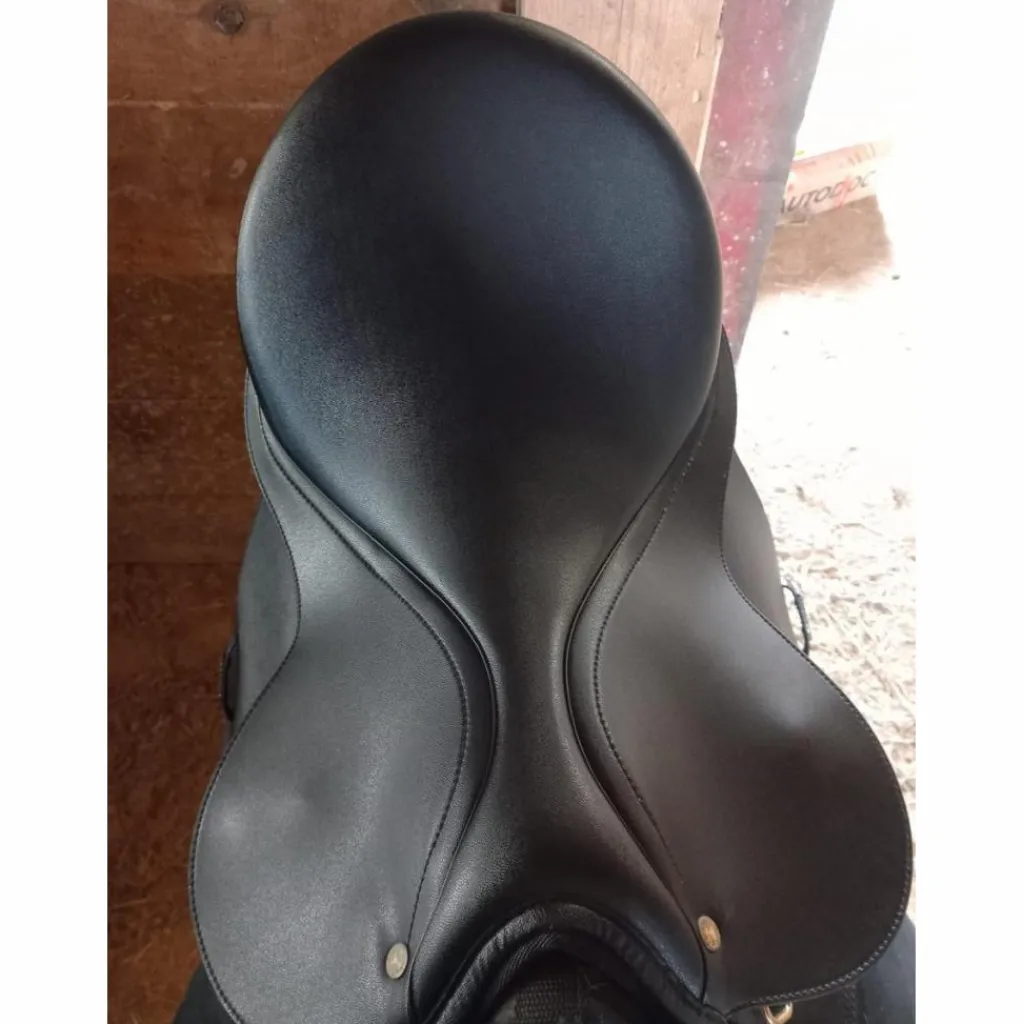 SELLE 17" MIXTE CAIR NOIRE NEUVE*Wintec Outlet