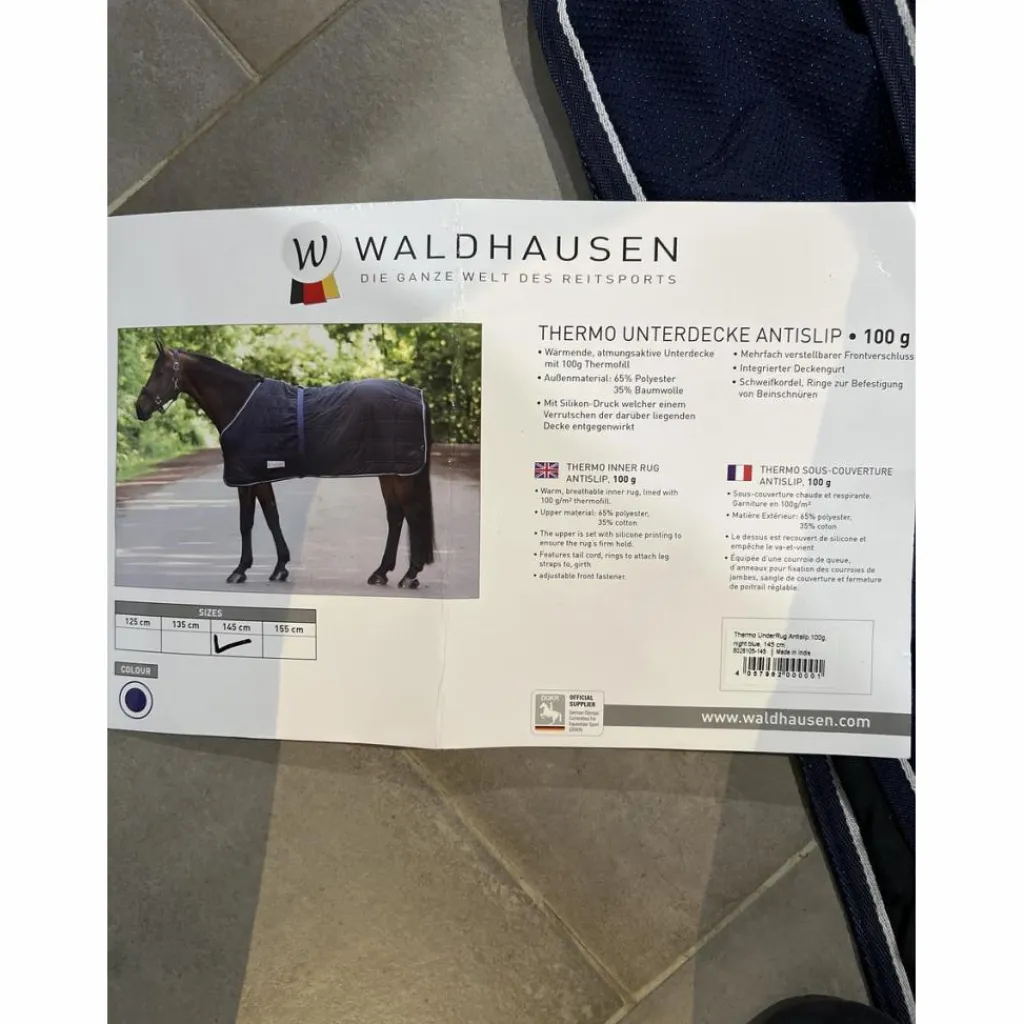 Waldhausen Couvertures>Sous couverture taille 145