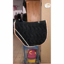 Tapis + bonnet long paddoc sport noir et orange*Paddock Sport Hot
