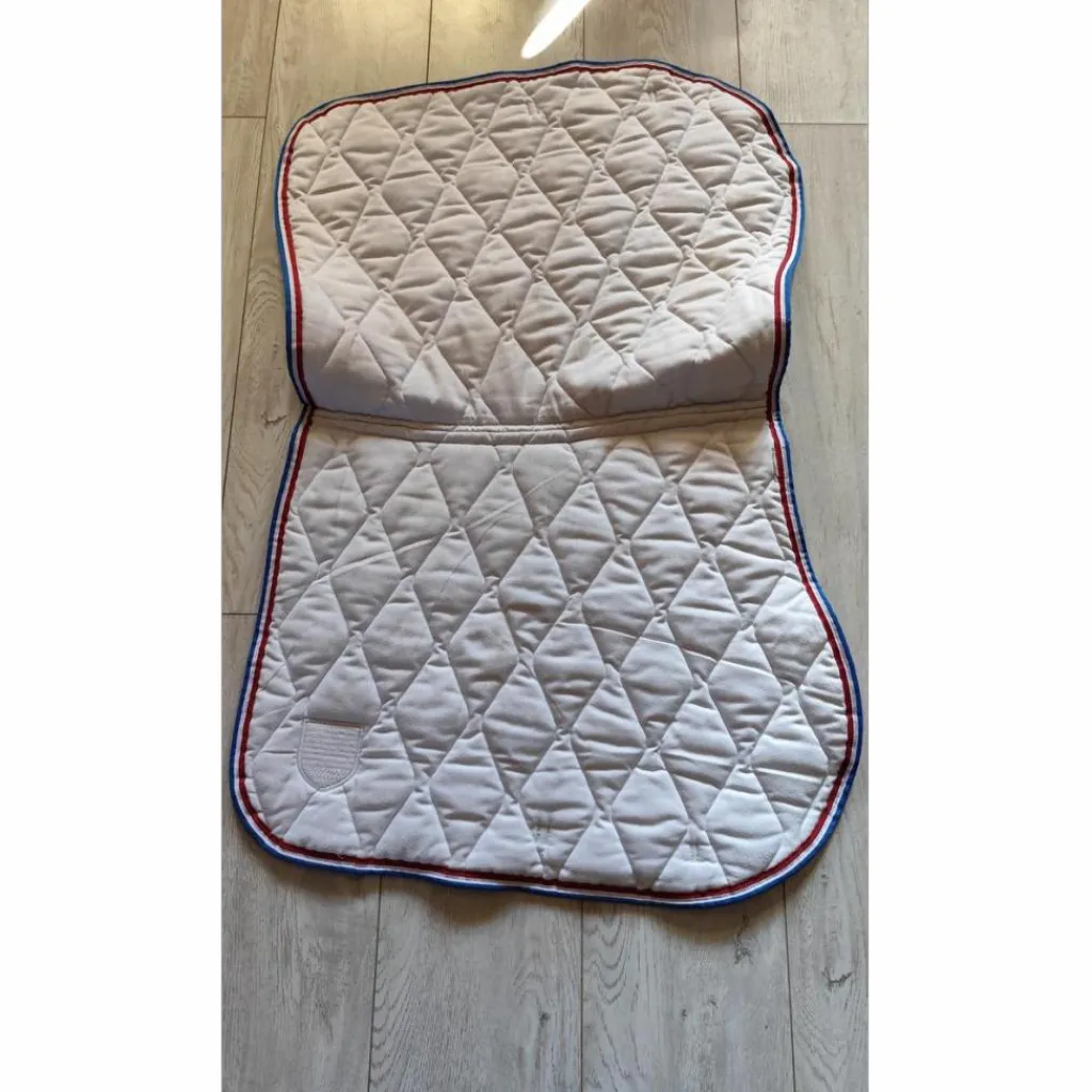 Fouganza Tapis>tapis blanc de dressage Cob/PS