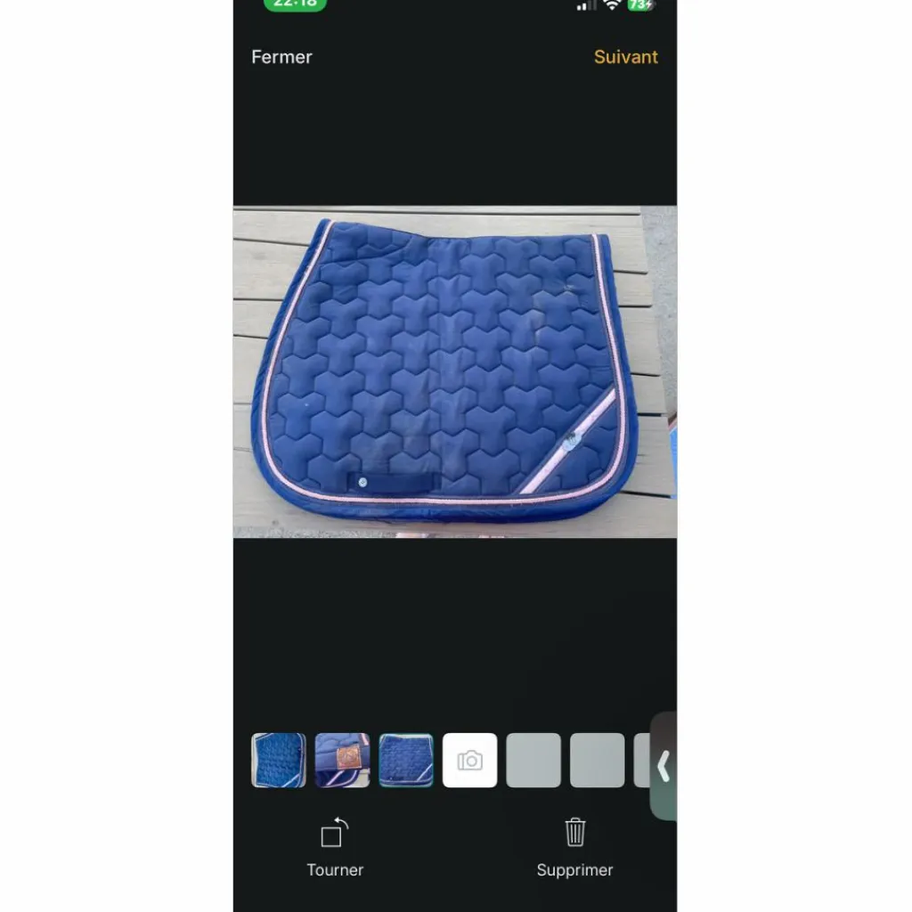 tapis bleu*- Marque inconnue - Sale
