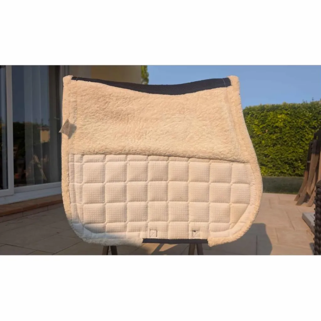 tapis cheval dressage bleu et blanc*- Marque inconnue -