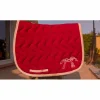 tapis cheval Pénélope rouge blanc coup mixte*Penelope Leprevost New