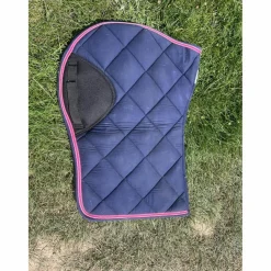 Equitheme Ensemble Tapis + Bonnet>tapis bleu marine