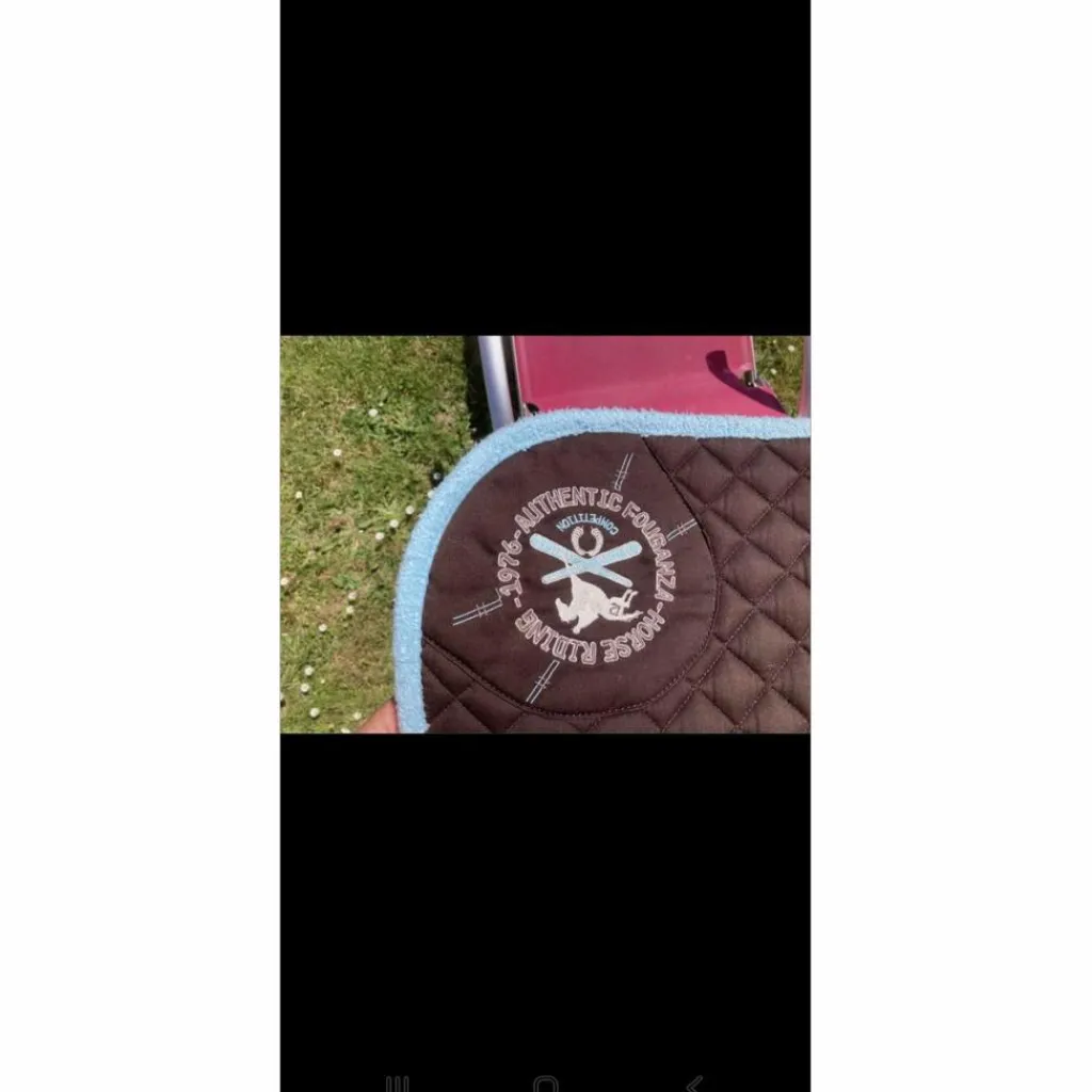 Tapis marron et bleu*Fouganza Clearance