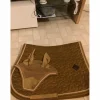 tapis velvet moutarde+bonnet moutarde*Kentucky Discount