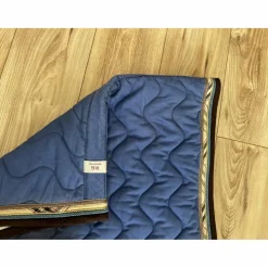 RG Tapis>Tapis coton bleu indigo biais bbr