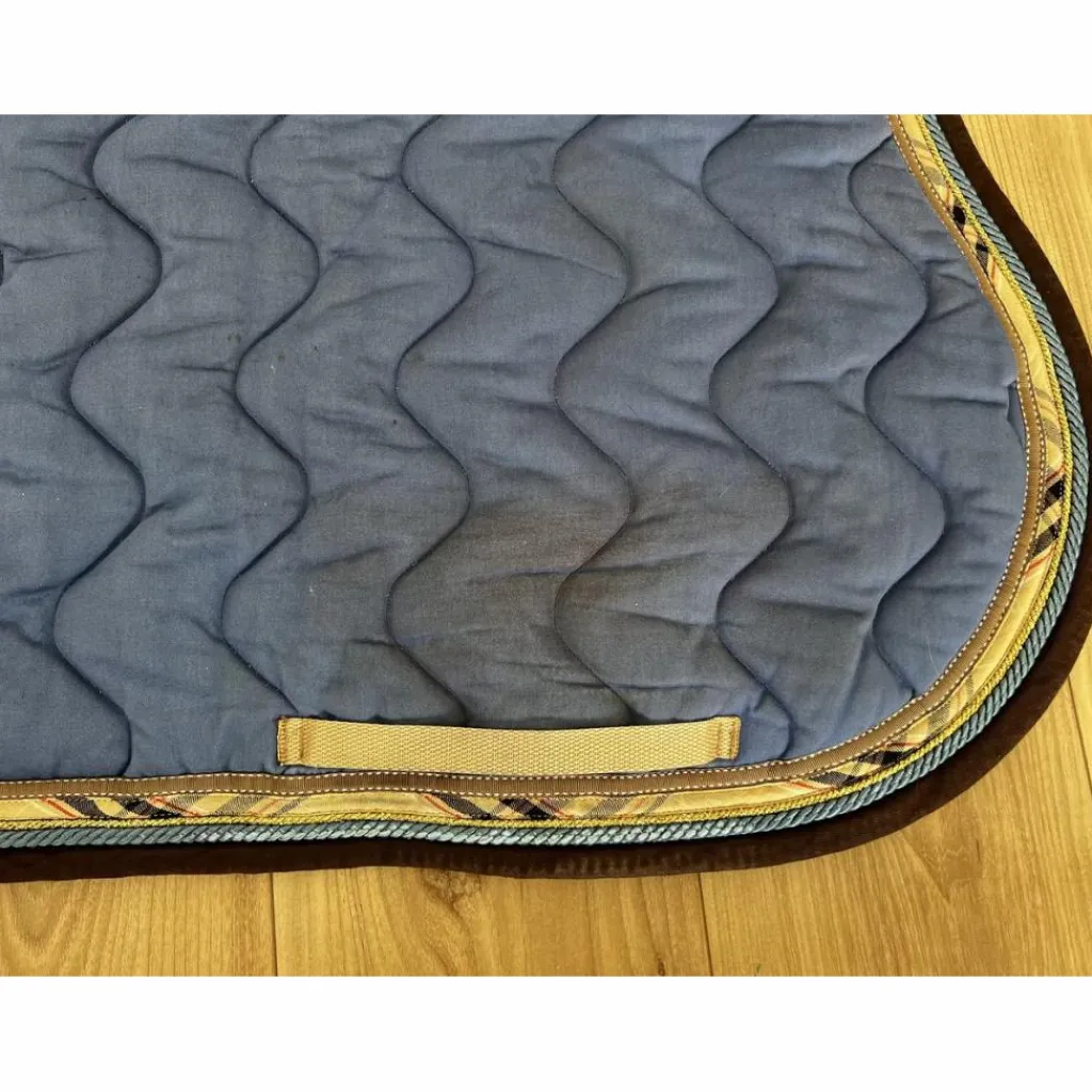 RG Tapis>Tapis coton bleu indigo biais bbr