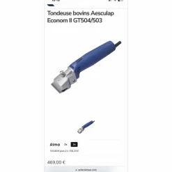 Tondeuse Econom II*Aesculap Outlet