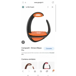Étrier ellipse orange*Compositi Outlet