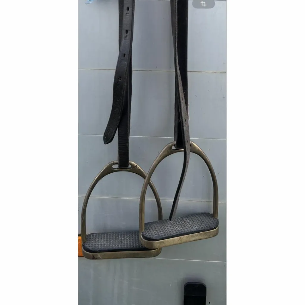 Harry's Horse Etriers>Étriers dorés Harry’s horse taille enfant