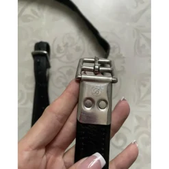 Étrivières en cuir noir*Bates Discount
