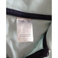 T-shirt bleu manches courtes*Fouganza Sale
