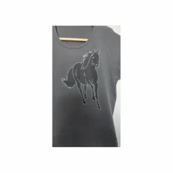 - Marque inconnue - Polos / Tshirts Équitation>T-shirt brun cheval