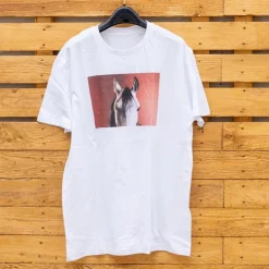 T-shirt cheval - blanc - équitation - Taille L - neuf*- Marque inconnue - Online