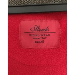 Veste polaire capuche rouge*Steeds Clearance