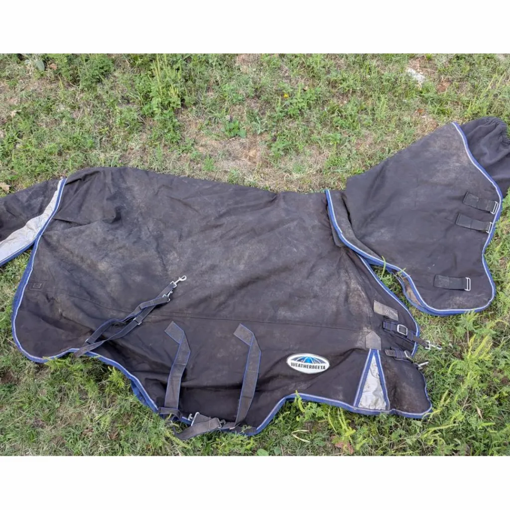 Weatherbeeta Couvertures>couverture imperméable+couvre cou 220g 1680D taille 5'9 125cm